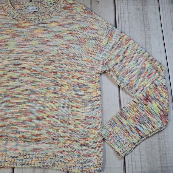 3 FOR 12 SALE Lucy Paris Multicolor Sweatshirt Size Small - Picture 2 of 12